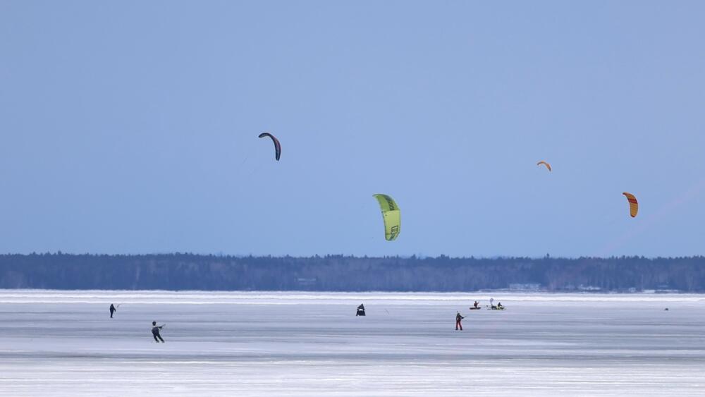 Traversée du Lac Saint-Jean en Snowkite 2025